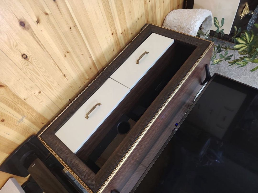 Qonaq otağı mebel dəsti (vitrin şkafları + TV altlığı) — Qonaq otağı üçün, Digah (3)