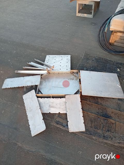 Metal alovdan mühafizə qutusu/damper komplekti - Material: qalın metal — Bakı