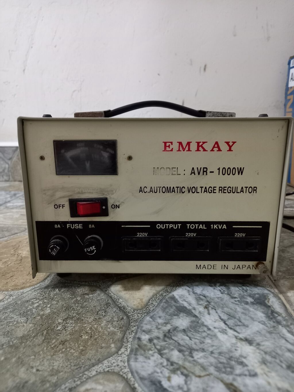 İşlənmiş, Ev üçün, 1 faza, Gərginliy stabilizatoru, 220 V, Ünvandan götürmə