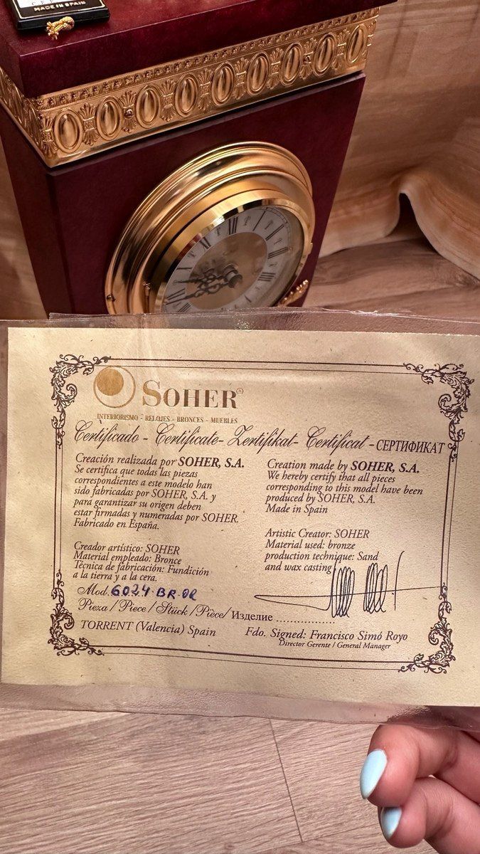 SOHER Luxury saatı — Mallar, Bakı (6)