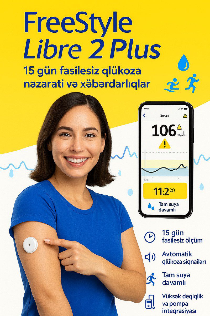 Şəkər ölçən "Freestyle libre 2 plus" — Şəxsi əşyalar, Bakı (2)