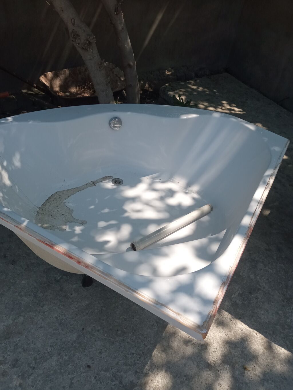 Pli hidromasaj vannası (jakuzzi) - Forma: üçbucaq/künc quruluşlu, 2 — Santexnika, Bakı (2)