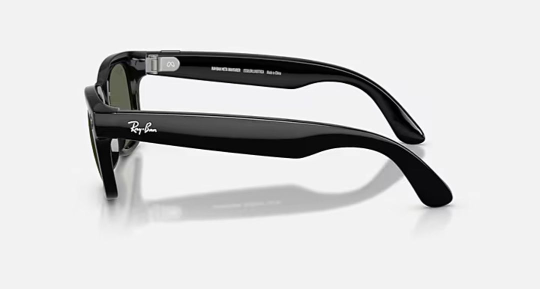 Ray-Ban Meta Wayfarer gen 2 – Shiny Black / G-15 Green — Səs texnikası, Bakı (6)