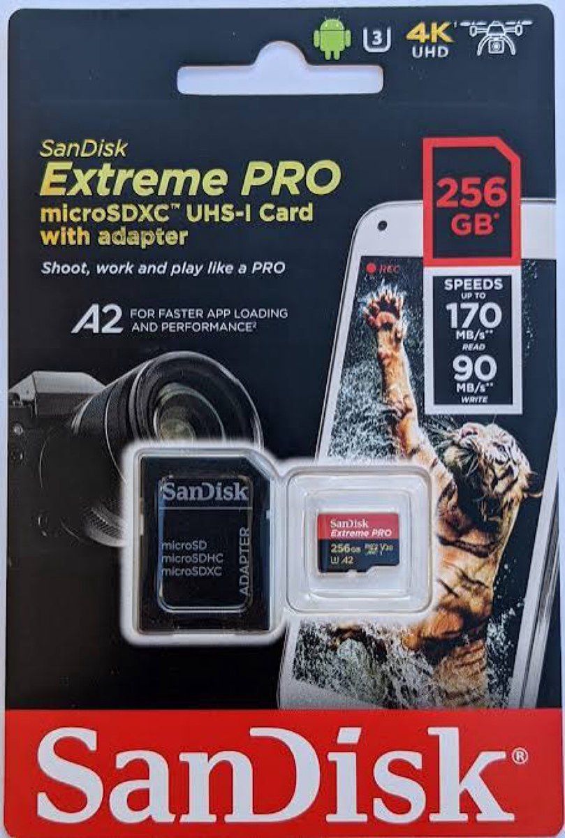 SanDisk 256GB Extreme PRO microSDXC — Elektronika, Bakı (4)