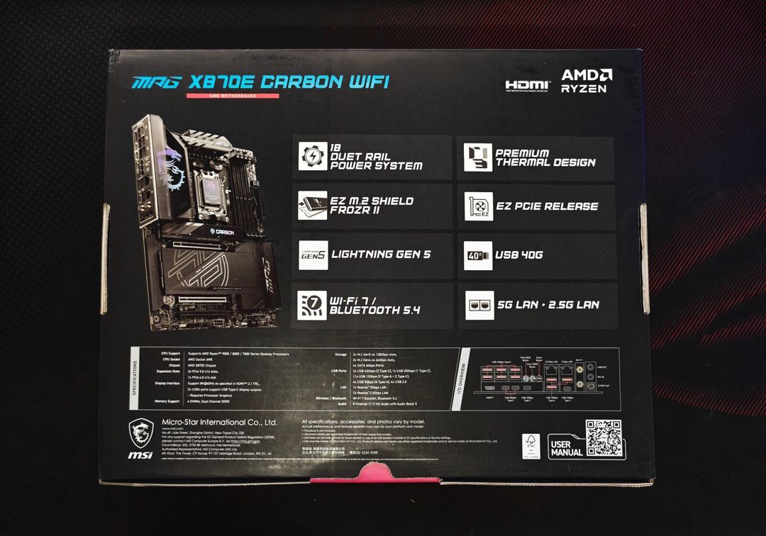 Ana plata MSI MPG X870E Carbon WiFi — Elektronika, Bakı (3)