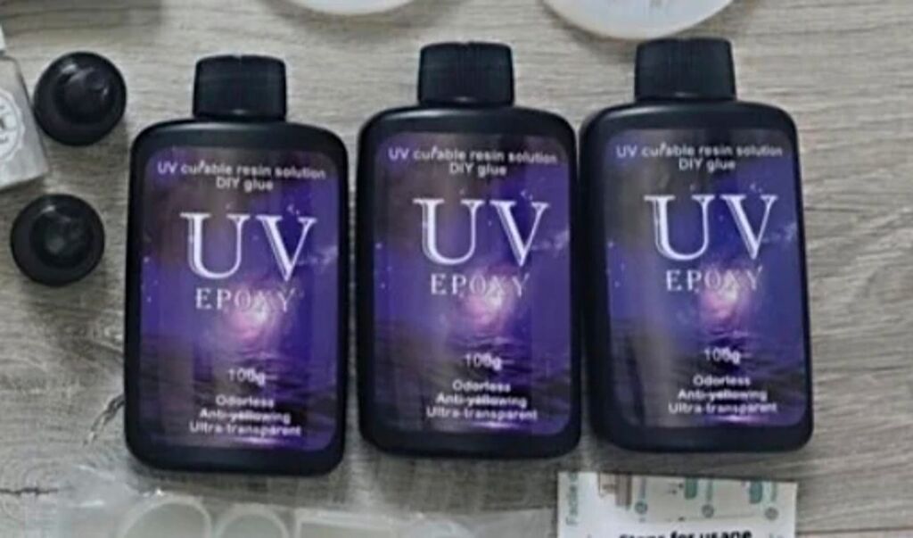 UV EPOXY – UV ilə bərkiyən epoksi yapışqan/qatran məhlulu - Tətbiq