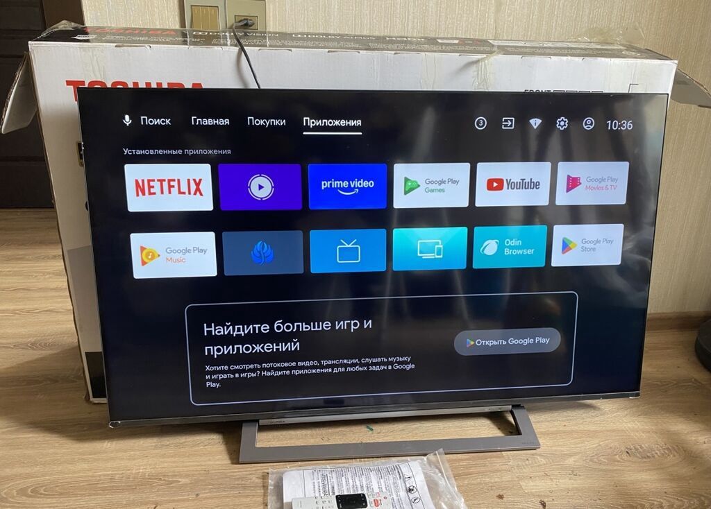 Toshiba Ekran 126 sm 4K Ultra HD Android TV. Təzədi 1270 manata — Televizorlar, Bakı (3)