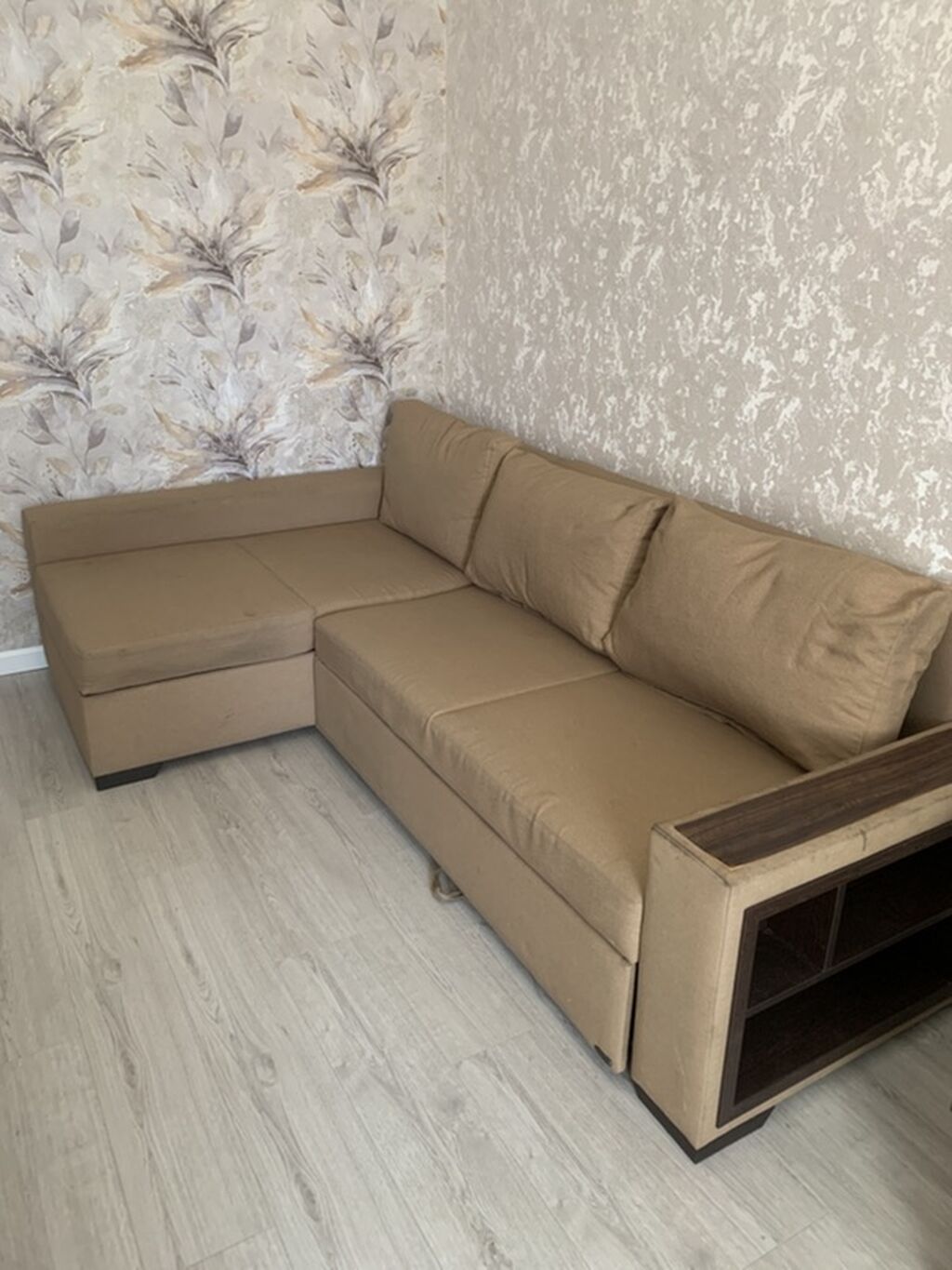 Künc divan – çevrilən yataq funksiyalı, saxlama bölmələri ilə - — Mebel, Bakı