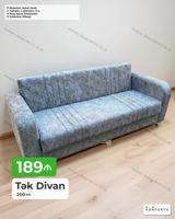Tək Divan – 200 sm - Mexanizm: açılan, bazalı (yataq funksiyalı və — Мебель