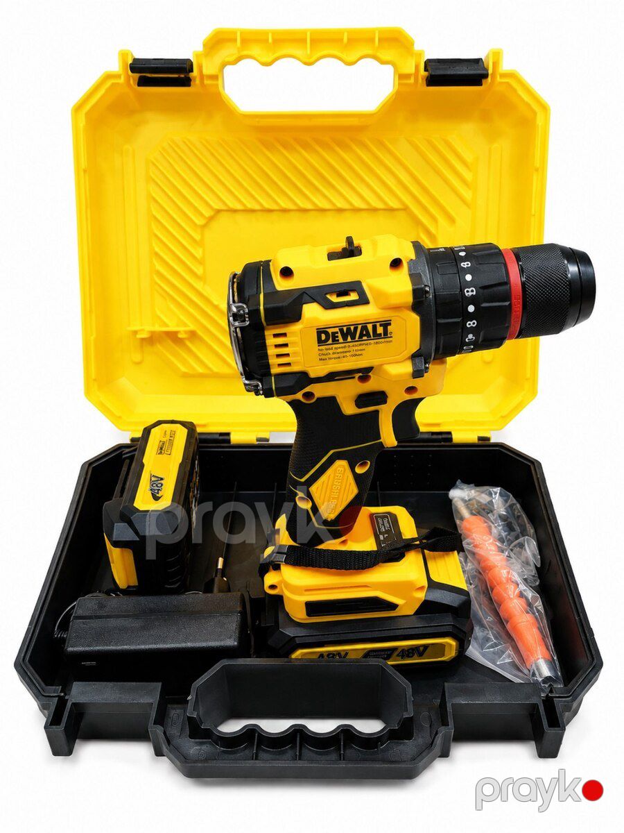 Drel kömürsüz DeWalt 48Vf — Təmir və inşaat, Bakı (2)