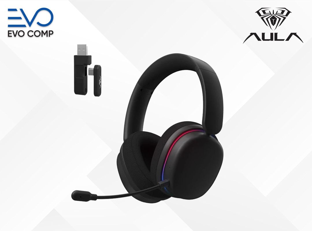 Qulaqlıq AULA G7 Pro Black Tri-Mode Wireless Gaming Headset — Elektronika, Bakı