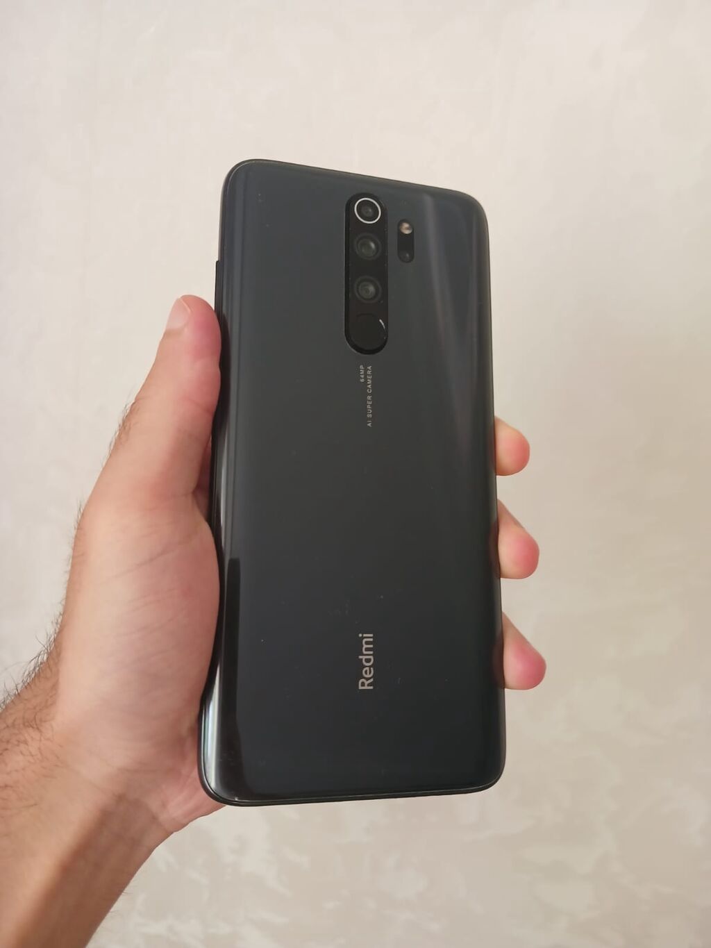 Redmi Note 8 Pro, 64 GB, rəng - Qara, Barmaq izi — Elektronika, Bakı