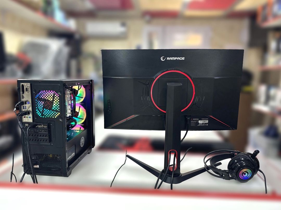 Gaming PC | i5-12400F / RTX 2060 6GB / 16GB DDR4 / 500GB NVMe / 27" 165Hz — Masaüstü kompüterlər, Bakı (4)