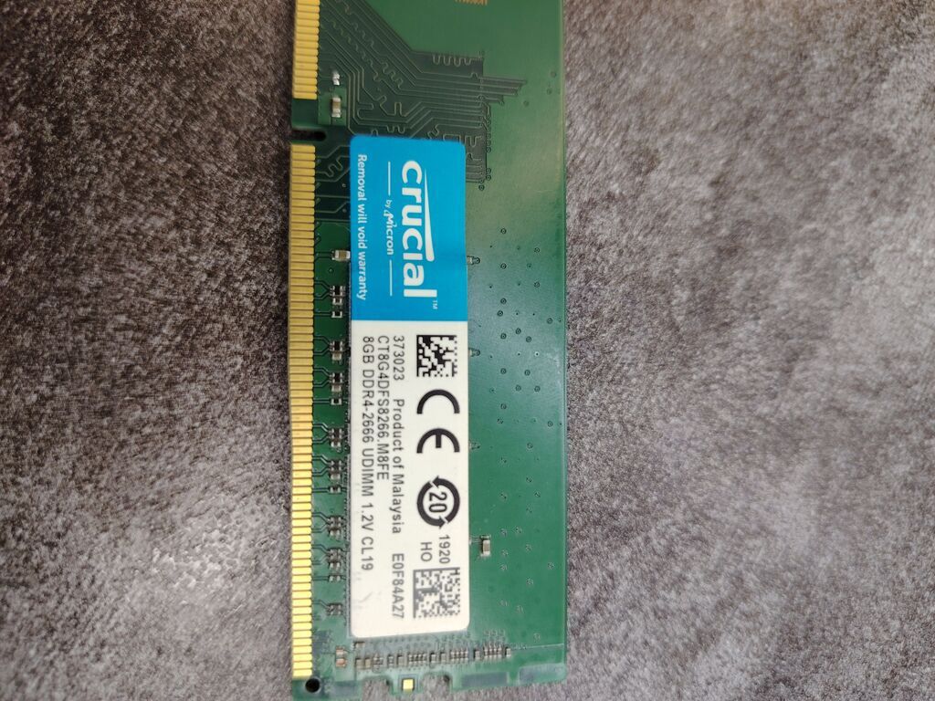 Crucial DDR4 8GB RAM - Model: Crucial CT8G4DFS8266.M8FE - Tutum: 8 GB — Elektronika, Bakı (2)