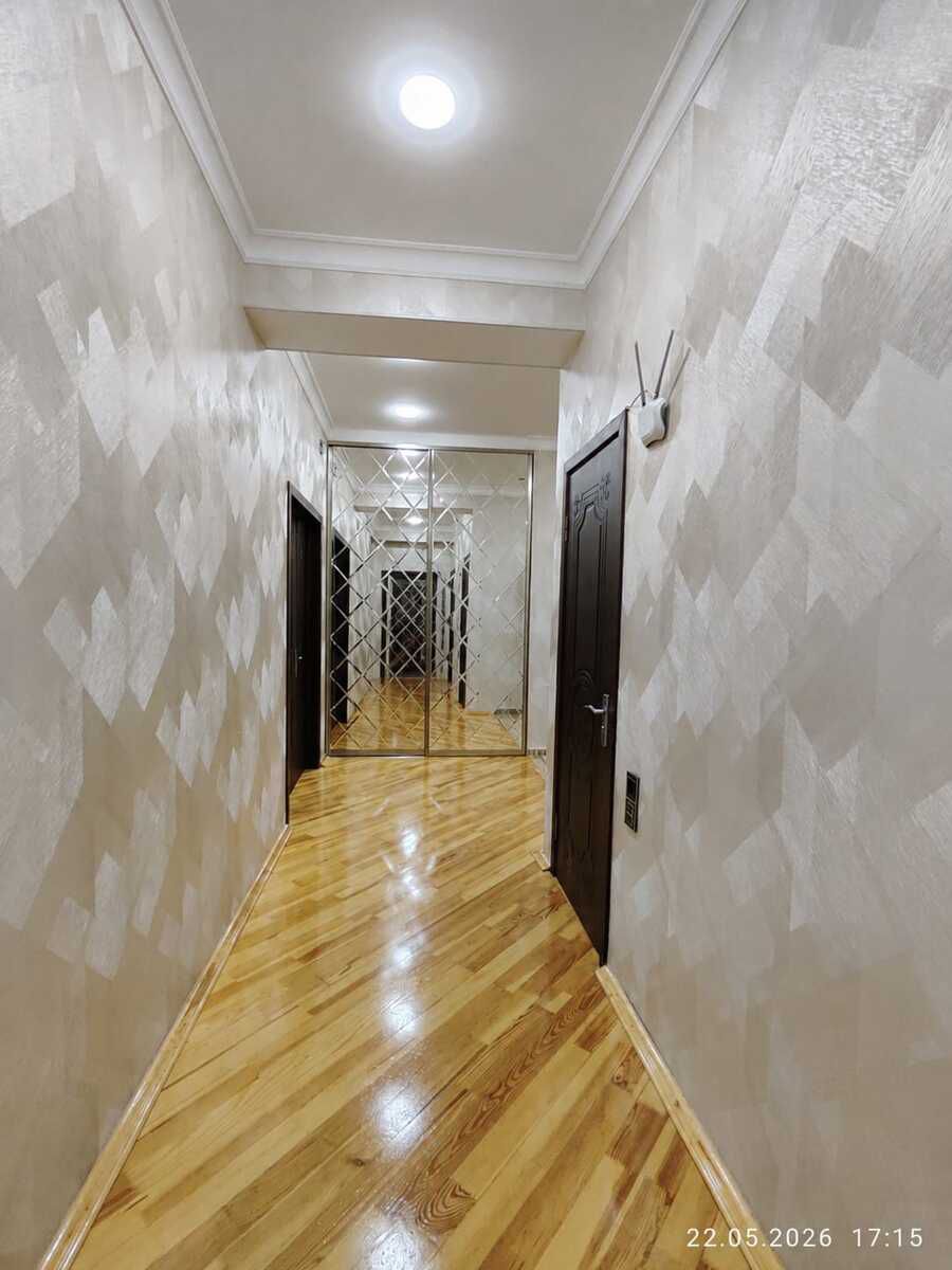 3-otaqlı yeni tikili, İnşaatçılar m., 140 m² — Daşınmaz əmlak, Bakı (9)
