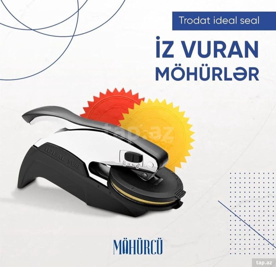 İz vuran Möhür - İdeal Seal — Mallar, Bakı