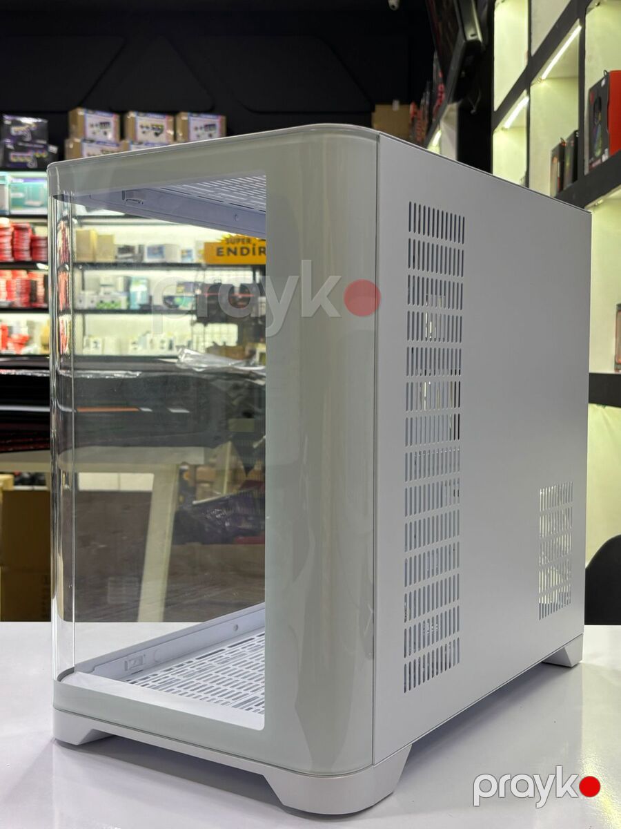 Gaming Case Wj Coolman Canopy Aquarium (White) — Kompüterlər və noutbuklar, Bakı (3)