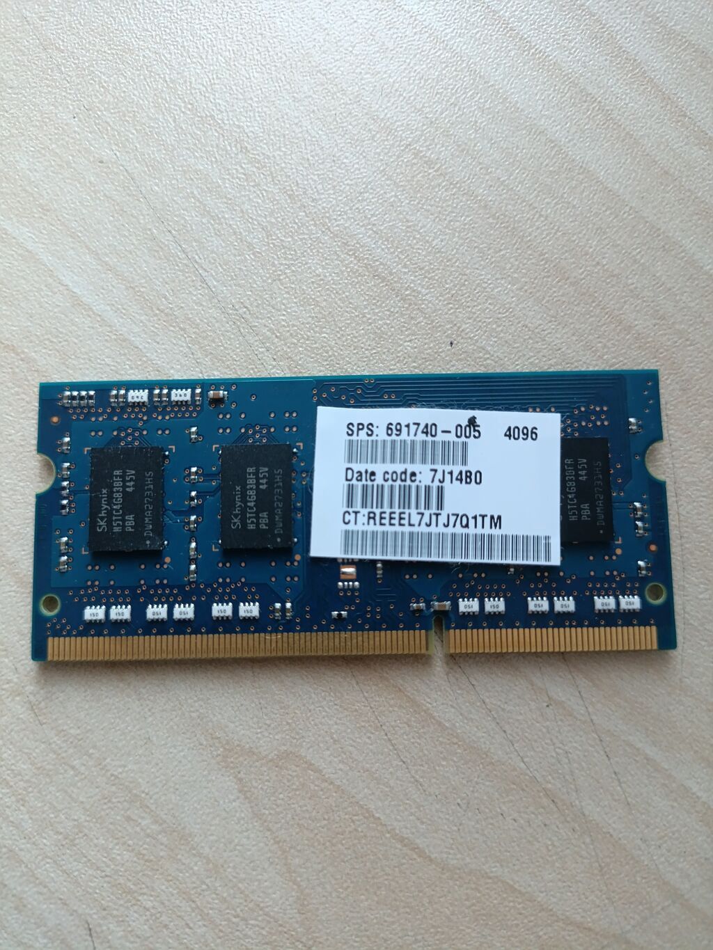 SK hynix laptop operativ yaddaş modulu - Model: HMT451S6BFR8A-PB NO — Elektronika, Pirəkəşkül (2)