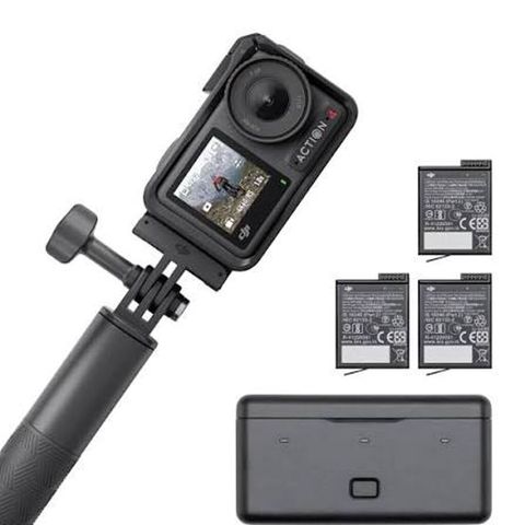 DJI Osmo Action 4 aksiyon kamerası seti - Genişbucaqlı obyektiv və