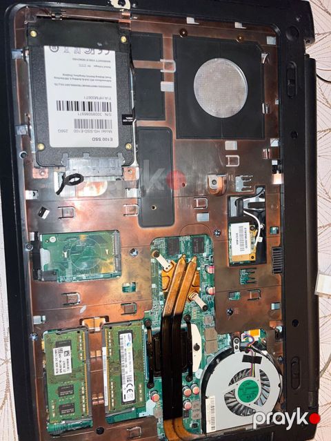 Grundig Gnb B1 1690i7 noutbuk ehtiyat hissə seti (bazis, ana kart, i7 prosessor, 8GB RAM, 256GB SSD) — Masazır
