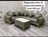 Künc divan dəsti - Model: L formalı künc divan + jurnal masası - — Furniture