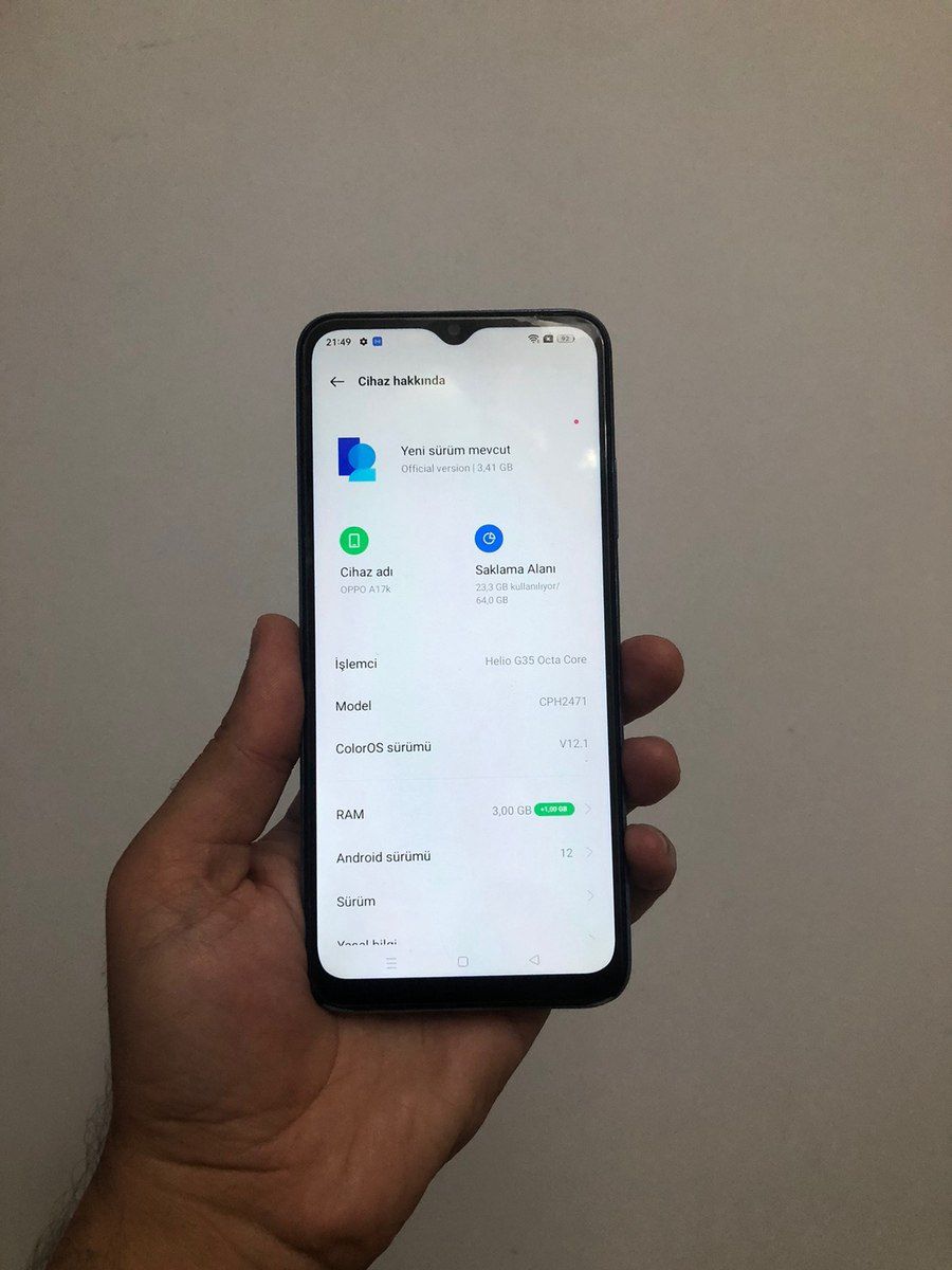OPPO A18 Glowing Blue 64GB/4GB — Smartfonlar, Bakı (3)