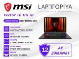 MSI Vector 16 HX AI A2XWIG-050US (9S7-15M352-267) — Laptopiya — Electronics