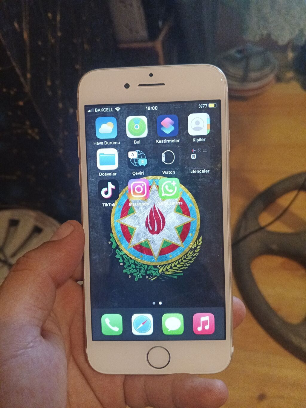 IPhone 7, 32 GB, Qızılı, Barmaq izi, Face ID — Apple iPhone, Tovuz (3)