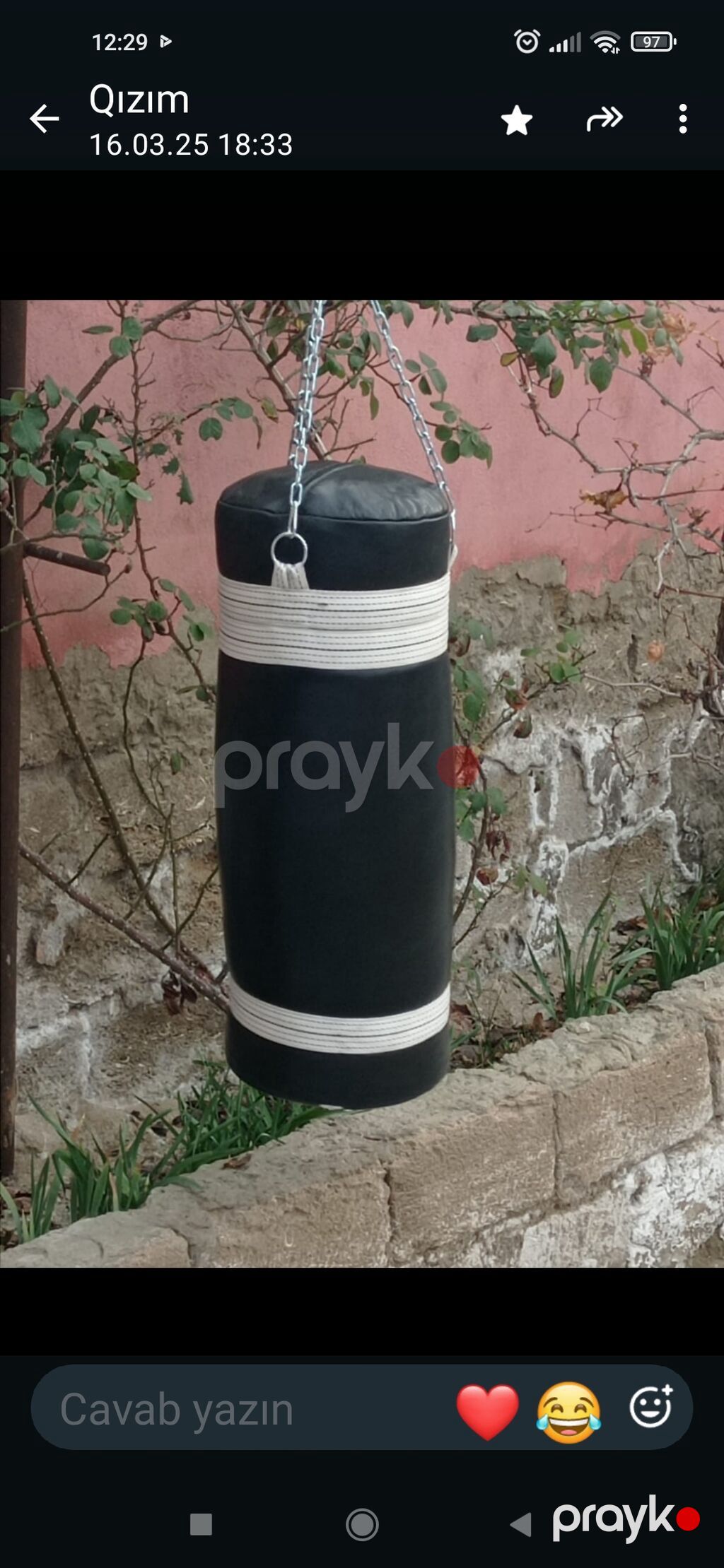Dəri tent materiallarından 🥊 kisələri qiymət ölçüyə görə dəyişir — İdman və istirahət, Digah (4)