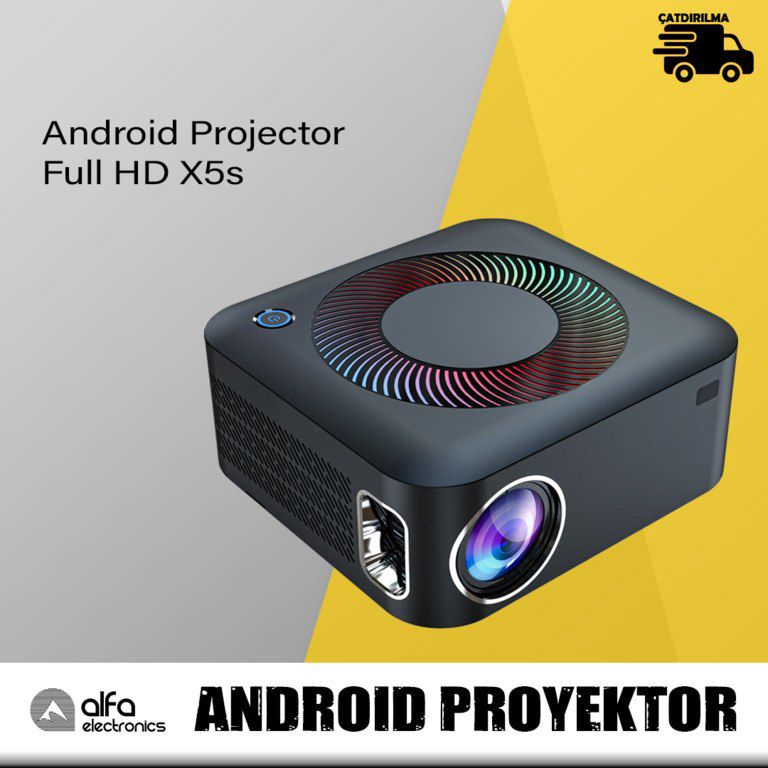 "X5s" Android Projector Full HD — Elektronika, Bakı