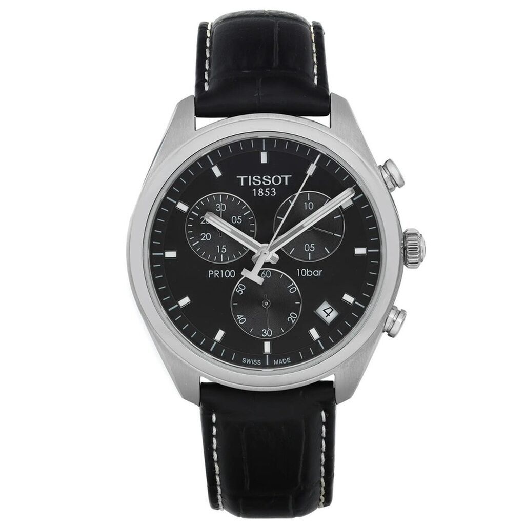 Tissot PR 100 xronoqraf kişi qol saatı — İsveçrə istehsalı