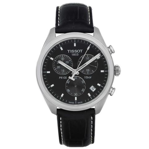 Tissot PR 100 xronoqraf kişi qol saatı — İsveçrə istehsalı