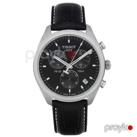 Tissot PR 100 xronoqraf kişi qol saatı — İsveçrə istehsalı
