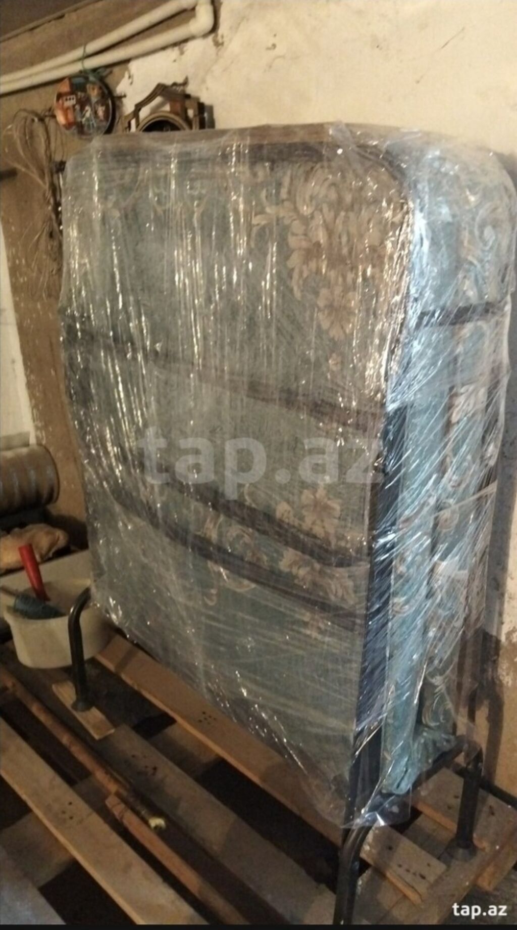 İşlənmiş, Təknəfərlik çarpayı, Bazasız, Matras ilə, Siyirməsiz — Mebel, Bakı (2)