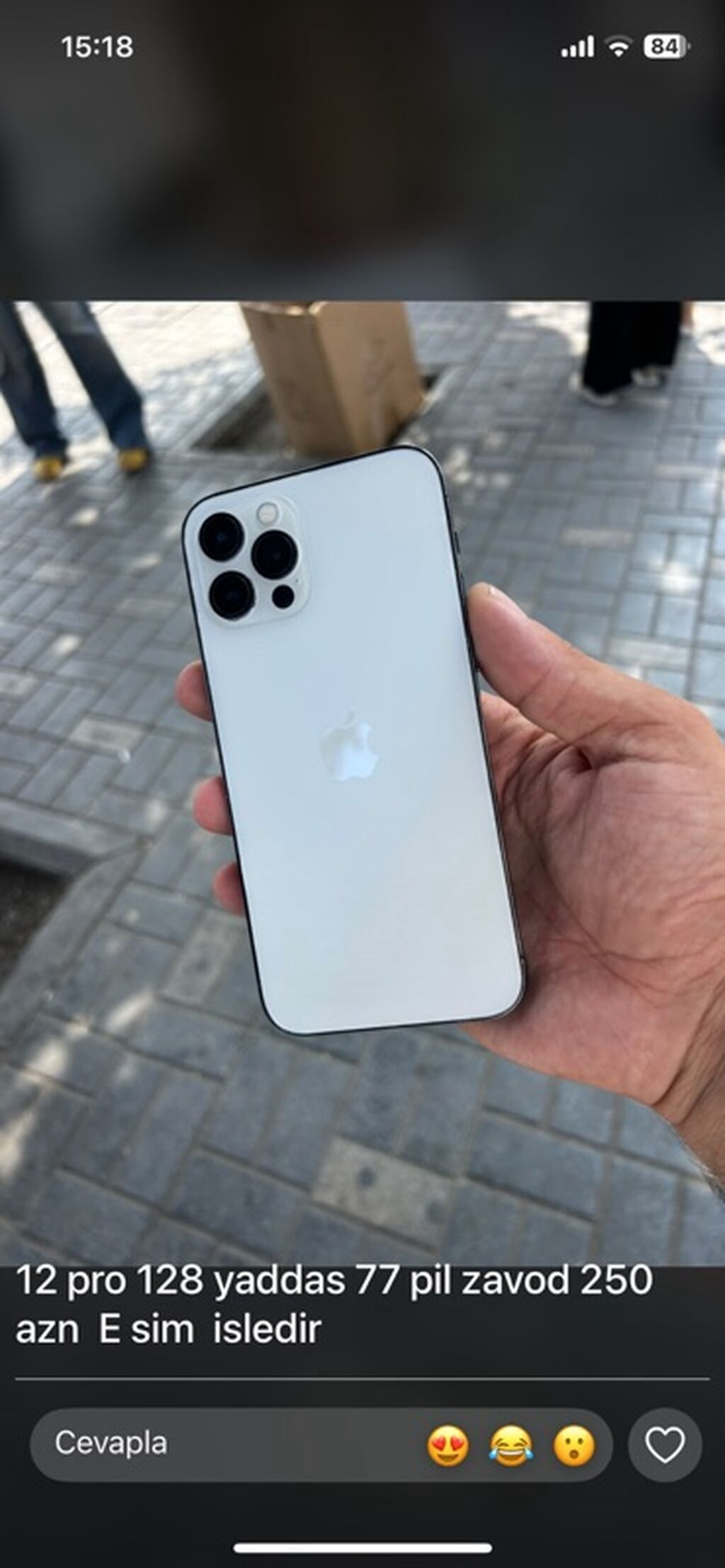 IPhone 12 Pro, 128 GB, Ağ, Face ID