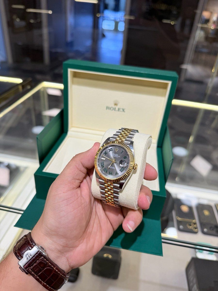 Rolex Datejust Wimbledon 41mm qol saatı — Şəxsi əşyalar, Bakı (2)