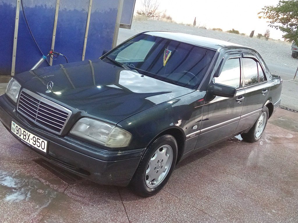 Mercedes C 200, 2.0 L, 1995 il, 32 000 km — Avtomobillər, Şəmkir (8)