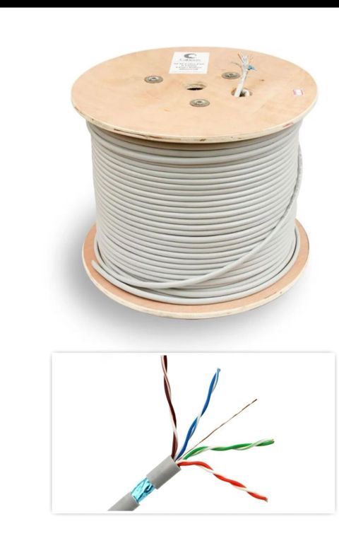 Cat6 FTP şəbəkə kabeli — bobin