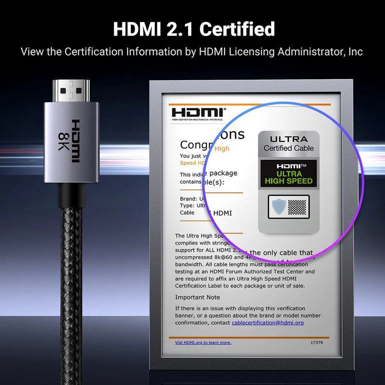 Kabel "Ugreen HDMI 8K 2.1, 48Gbps 2metr" — Elektronika, Bakı (2)