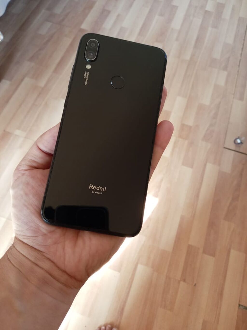 Redmi Note 7, 64 GB, rəng - Qara, Sensor, Barmaq izi, İki sim kartlı