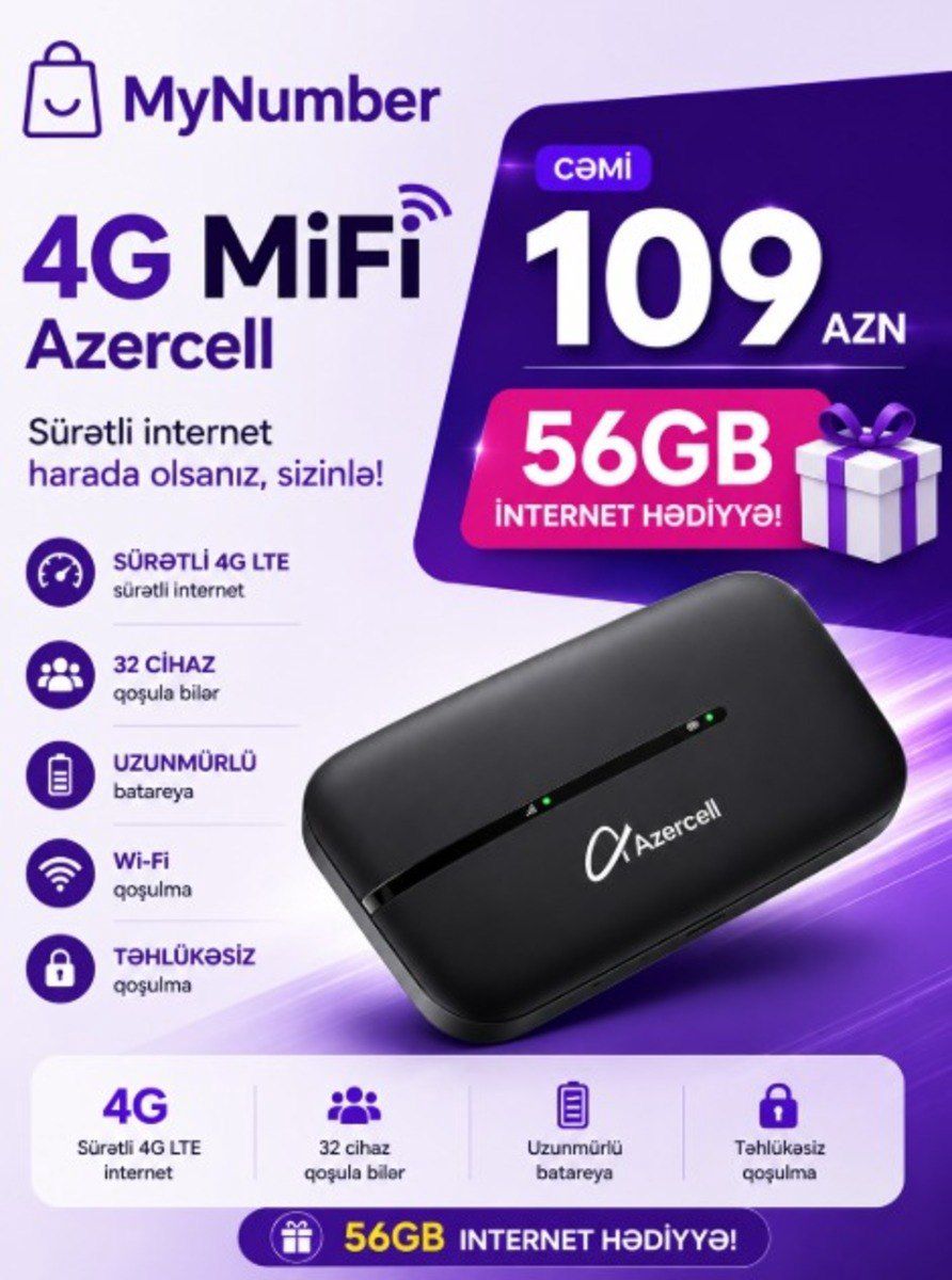 Azercell nömrə – (051) 619-46-77 — Elektronika, Bakı