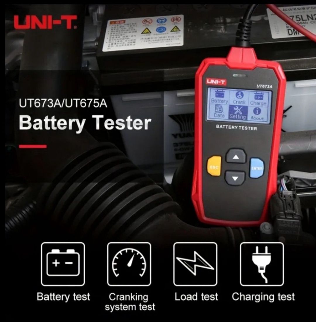 Batareya test cihazı UNI-T UT673A — Ehtiyat hissələri və aksesuarlar, Bakı (3)