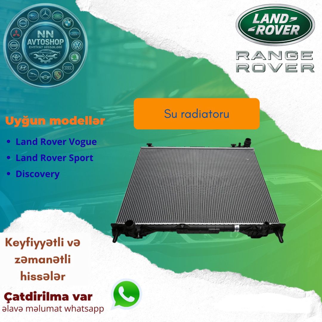 Range Rover 2013-2017 3.0 yanacaq su radiatoru — Ehtiyat hissələri və aksesuarlar, Bakı