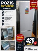 Aynur92👑kod7373 💰 Qiymət: 420 AZN POZIS SOYUDUCU SATILIR! ✨ YENİDİR — Home Appliances