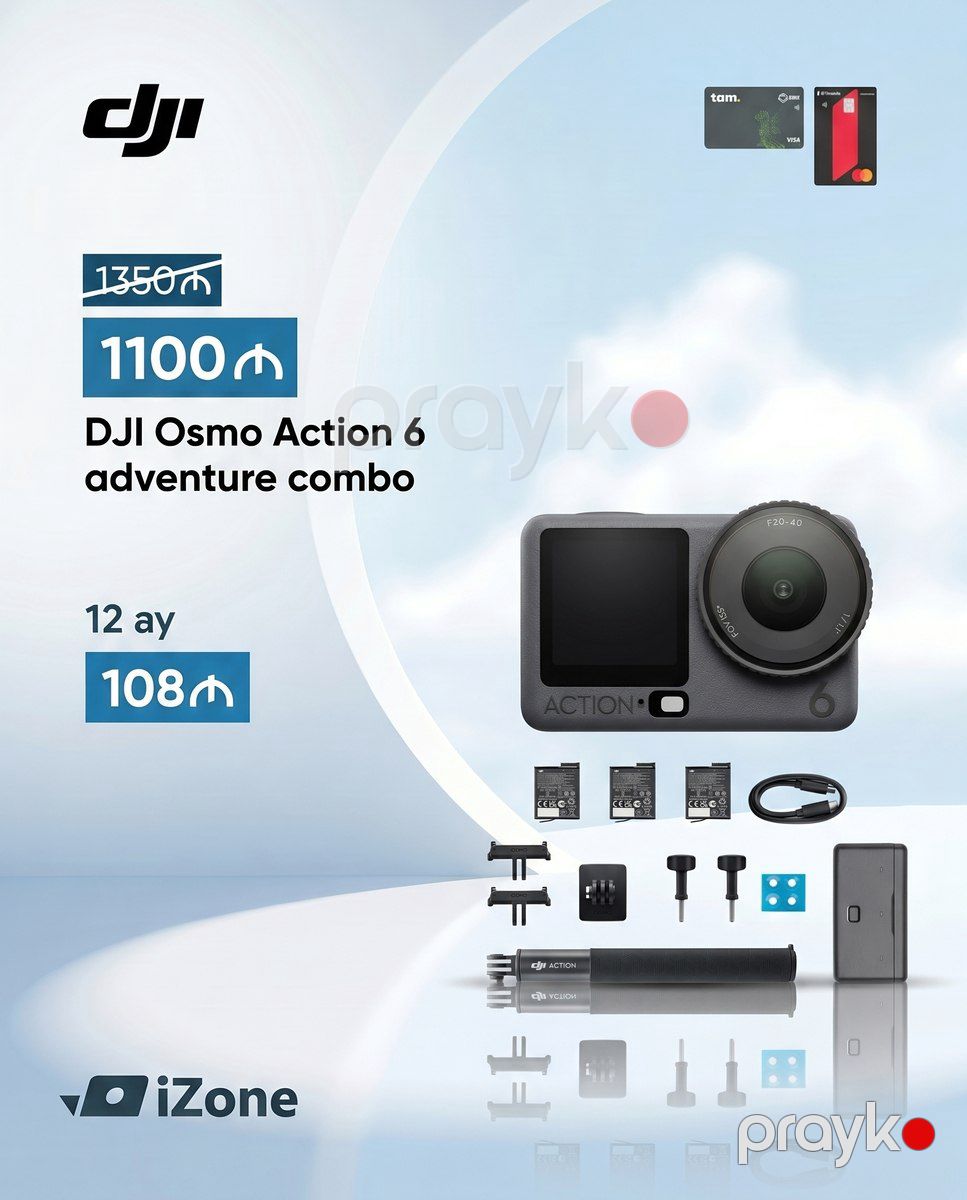 DJI Osmo Action 6 Adventure Combo — Elektronika, Bakı (2)