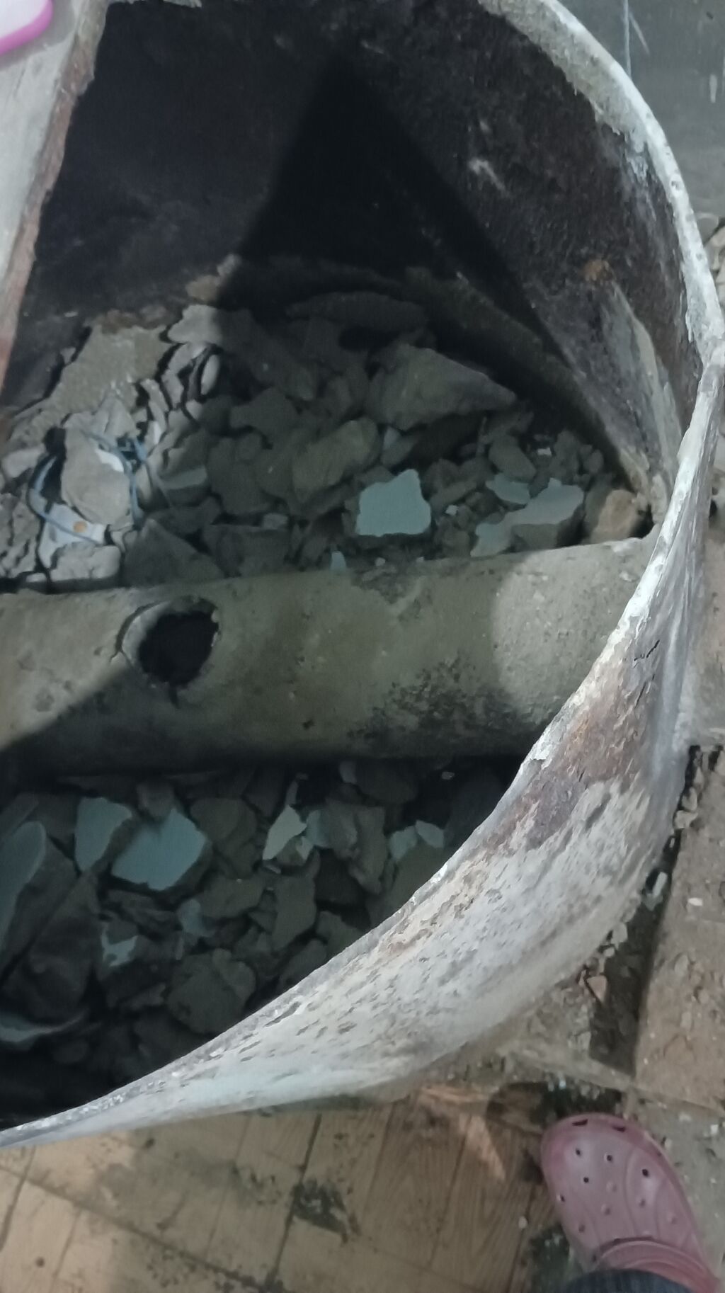 Bak, Metal, 500 l l, İşlənmiş, Ünvandan götürmə — Mallar, Saray (2)