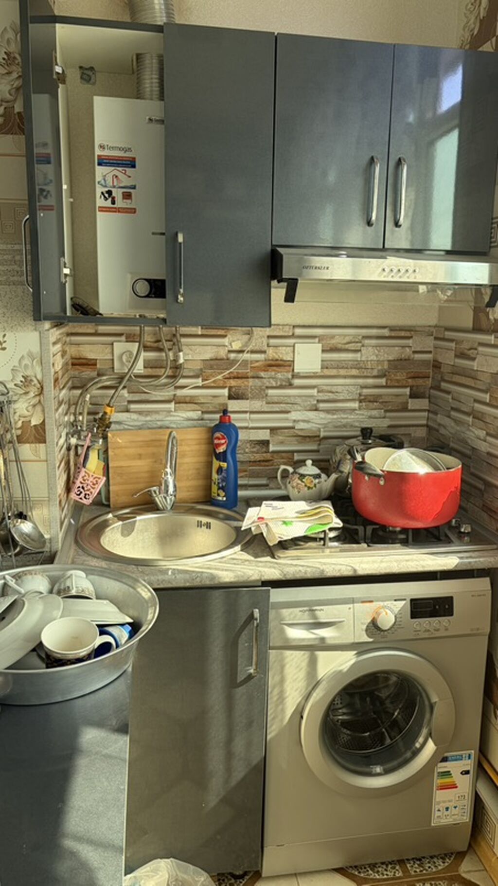 Kirayə üçün tam mebel və məişət texnikası ilə təchiz olunmuş 2 otaqlı — Daşınmaz əmlak, Mingəçevir (7)