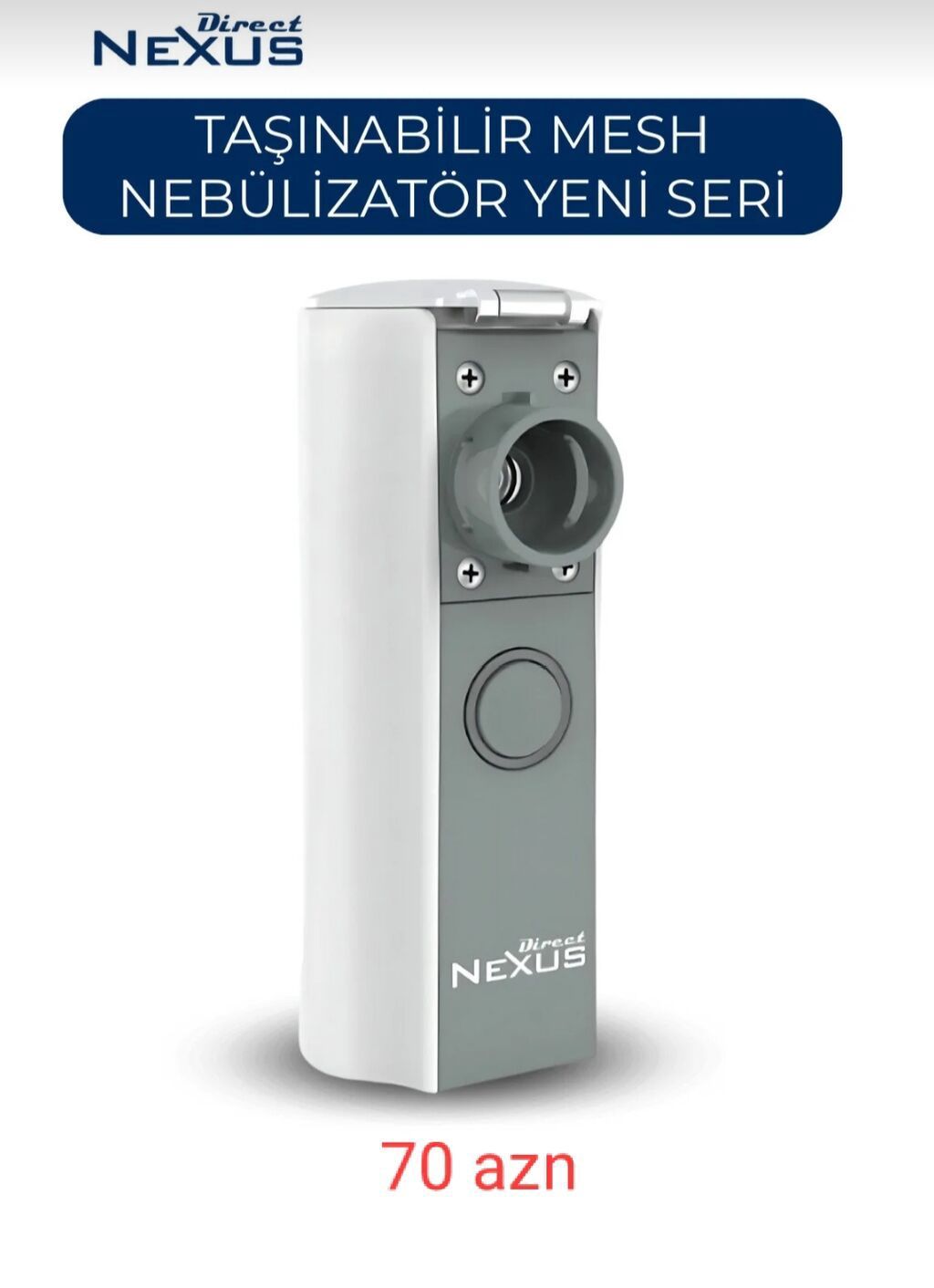 Direct NEXUS Taşınabilir Mesh Nebulizator – Yeni Seri Qiymət: 70 AZN — Mallar, Bakı (3)