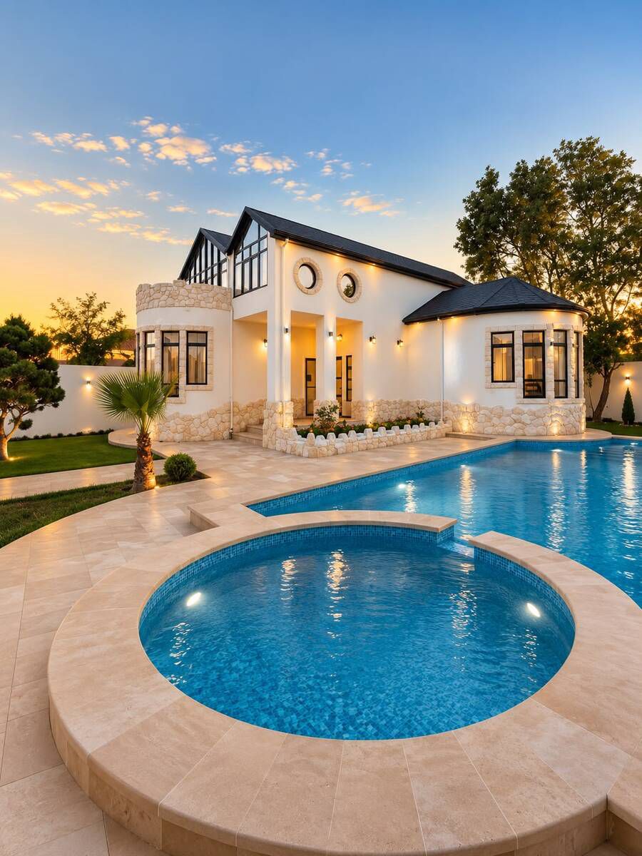 Satılır 5 otaqlı həyət evi/bağ evi 250 m² — Ev, villa, Bakı (3)