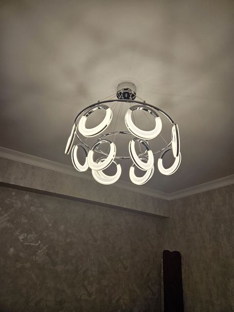 Led Çılçıraq, 4 və daha çox lampa, Metal